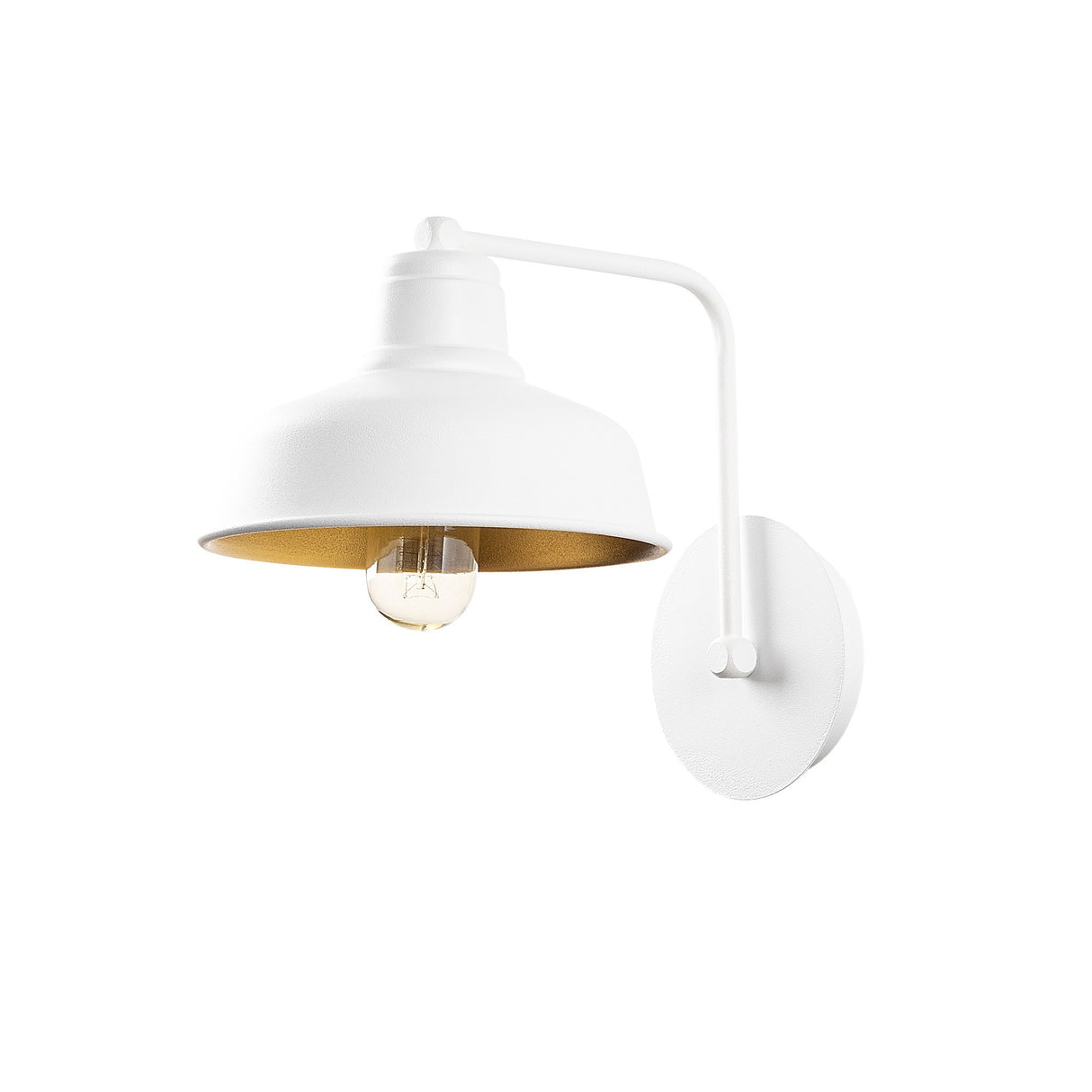 Wall Lamp White Metal Allure 