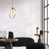 Hanglamp Goud Glas Blazer