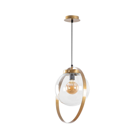 Pendant Lamp Gold Glass Blazer 