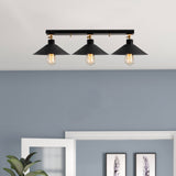 Pendant lamp 3-light Black Metal Allure 