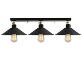 Pendant lamp 3-light Black Metal Allure 