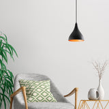 Pendant lamp 1-light Black Drop Metal Allure 