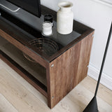 TV Meubels - TV Meubel Selene Walnoot Dennenhout 140x45x40 cm - Dimehouse