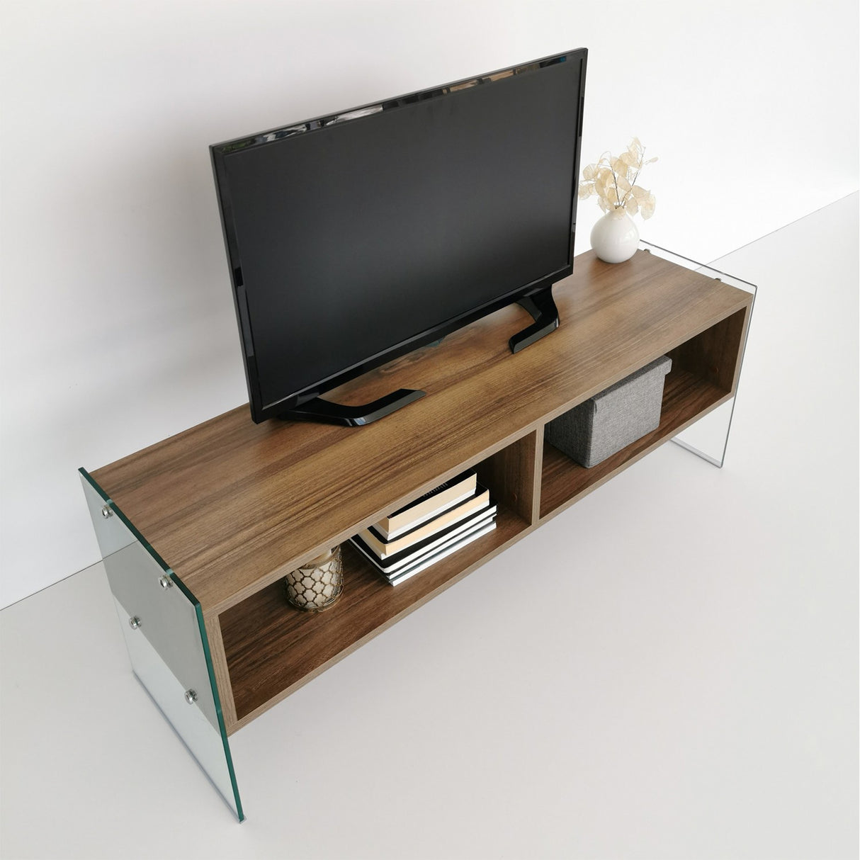 TV Meubel Echo Walnoot Melamine 120x45x35 cm