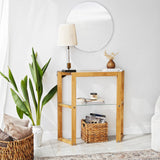 Dressing table trapezoid oak wood