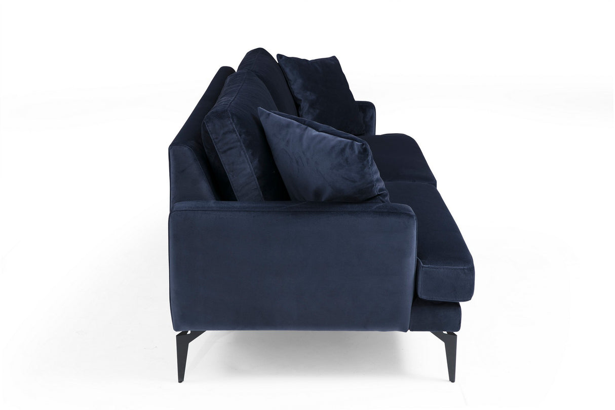 3-zits Bank Papira Navy Blauw