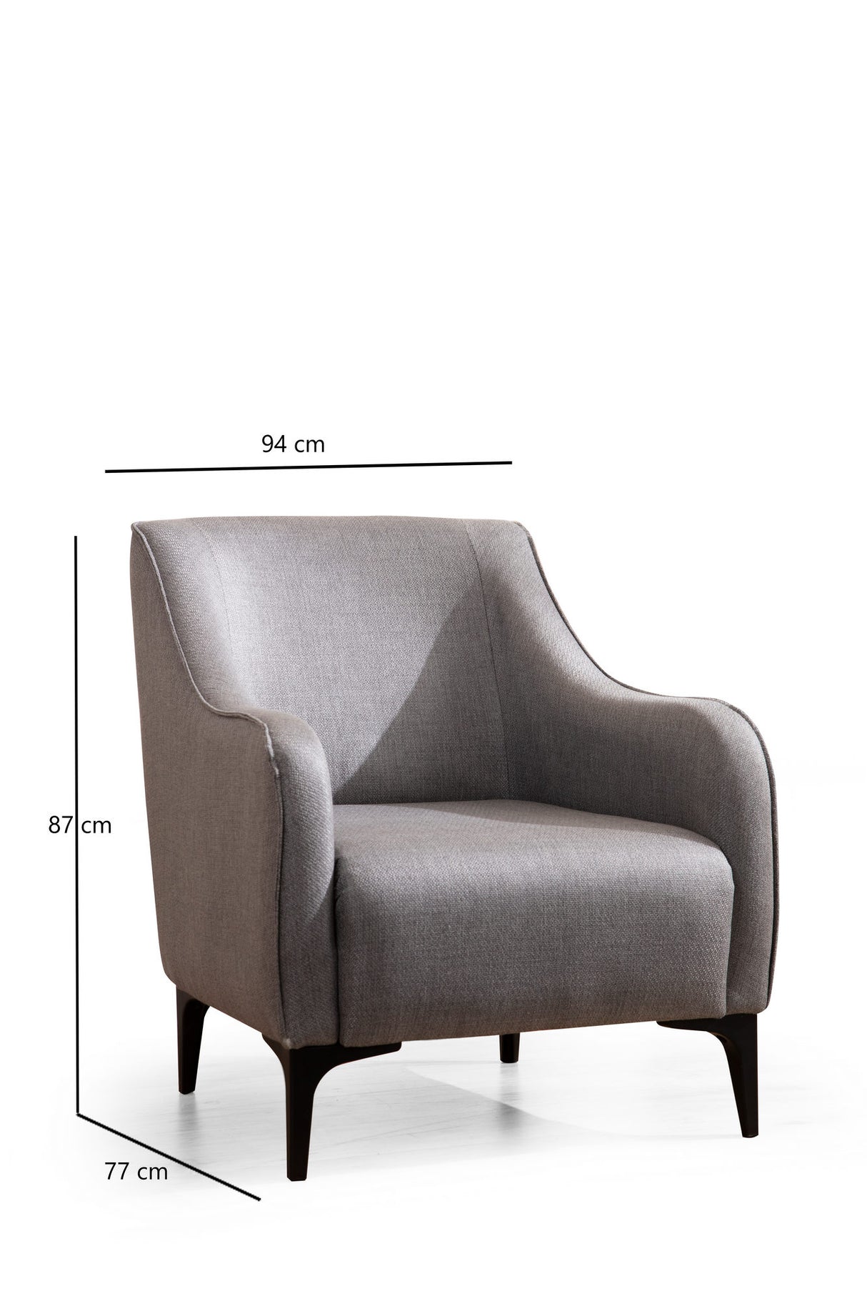 Fauteuil Belissimo Grijs