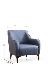 Fauteuil Belissimo Blauw