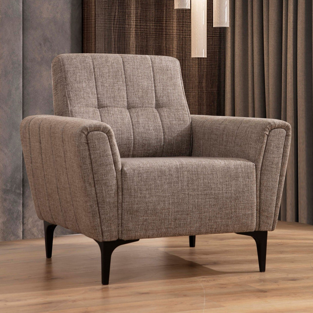 Fauteuil Hamlet Licht Bruin