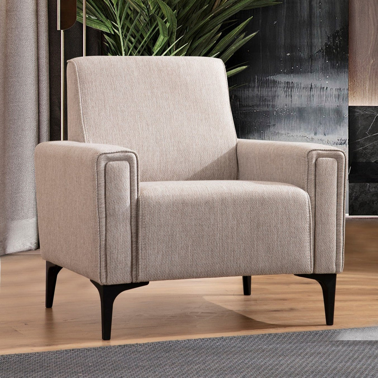 Fauteuil Horizon Licht Bruin