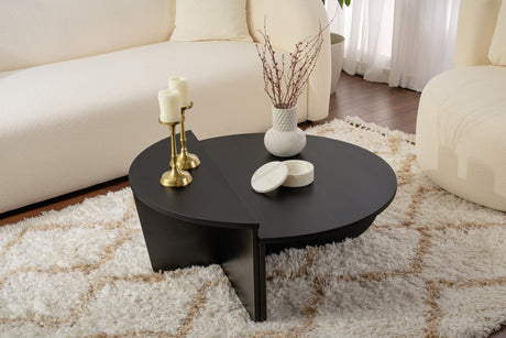 Black Melamine Orin Coffee Table 