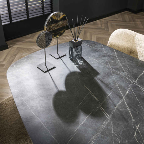 Mysha Danish Oval Melamine dining table 180x90 cm