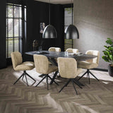 Dining Table Mysha Danish Oval Melamine 215x105 cm