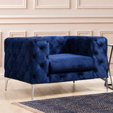 Fauteuil Como Navy Blauw