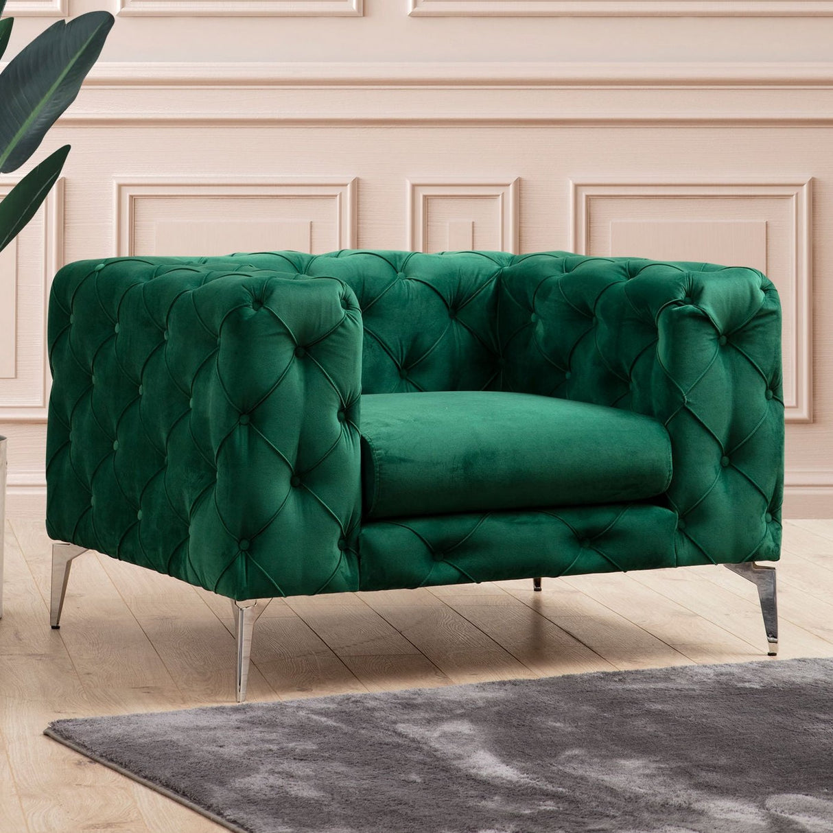 Fauteuil Como Groen