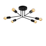 Ceiling lamp Black Metal Sentinel 