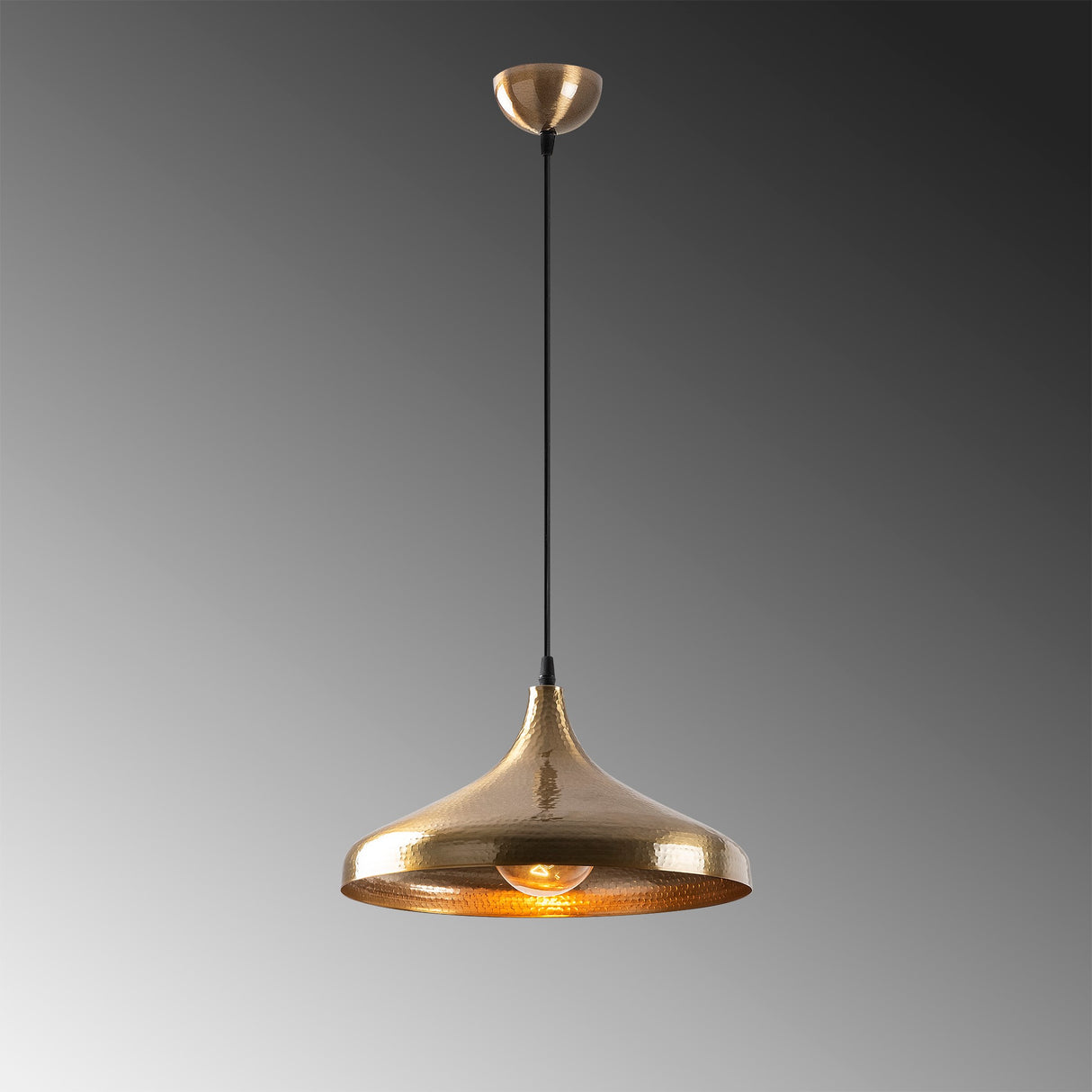 Bronze Metal Pendant Lamp Eclipse 