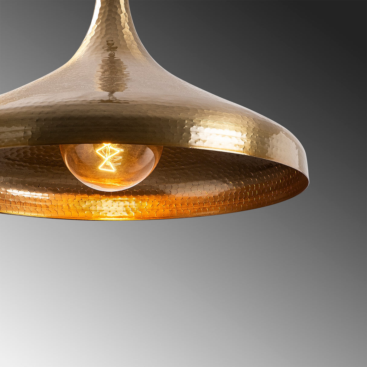 Bronze Metal Pendant Lamp Eclipse 