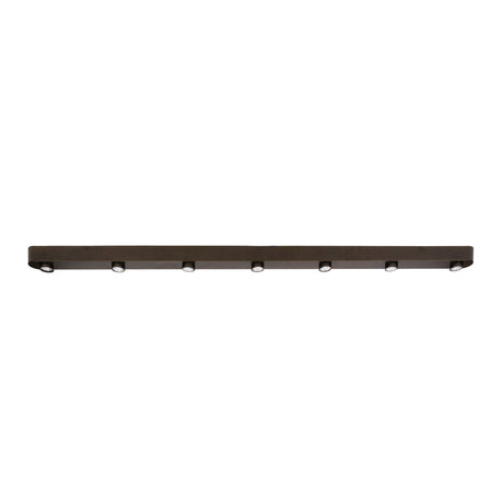 Ceiling lamp 7-light brown metal Bor
