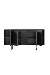 Modern Sideboard Anthracite Luxury 160x80x35 - Black Frame 