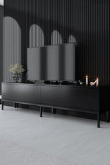 Furniture Set Black Lord - Coffee Table + TV Cabinet + Dresser - Black Frame