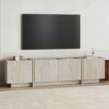 Lowen TV cabinet travertine 180 cm Melamine-coated wood