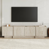 Lowen TV cabinet travertine 180 cm Melamine-coated wood