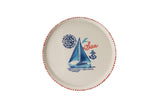 KAHSER14-MARINE White Blue Red 100% CERAMIC 6 cm breed