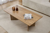 Coffee table Sabin Oak 119x60x40 cm Melamine 