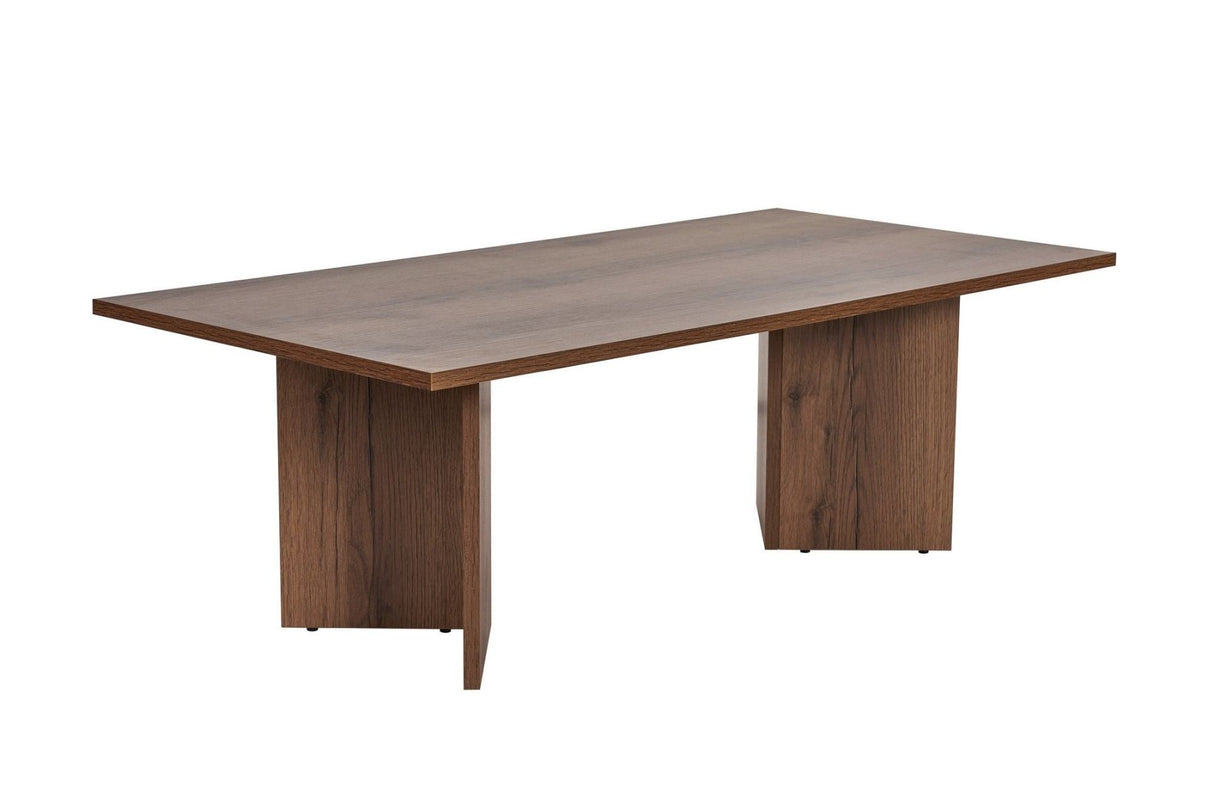 Living room table Sabin Walnut 119x60 cm Melamine 
