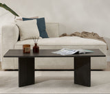 Sabin Coffee Table Lumiere Black Melamine 119x60x40 cm 