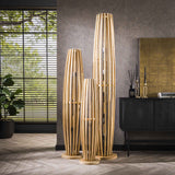 Floor lamp Jalou Mango wood 3 light sources