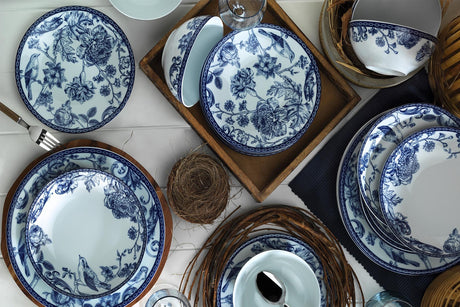 ZG24Y2420939016 Blue White 100% PORCELAIN
