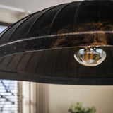 Hanglamp-Hanglamp Guard 1-lichts Ø90 cm Smoked Brown metaal-Dimehouse