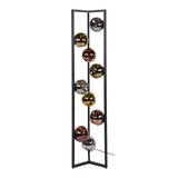 Industriële Vloerlamp Ada 9-lichts Gekleurd Glas Hoek