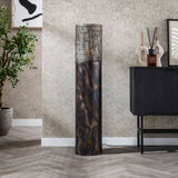 Floor lamp cylinder Brick 120 cm black brown 