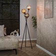 Floor lamps - Floor lamp Nova 3 - light Black with Globes - Dimehouse