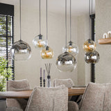 Modern Pendant Lamp Juliette Glass 7-light 