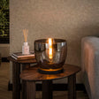 Floor lamps - Floor lamp Dain UP L Chrome-colored glass - Dimehouse