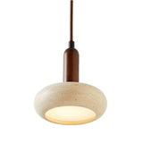 Worm - Walnut Beige Walnut Travertine Cap 24 cm wide