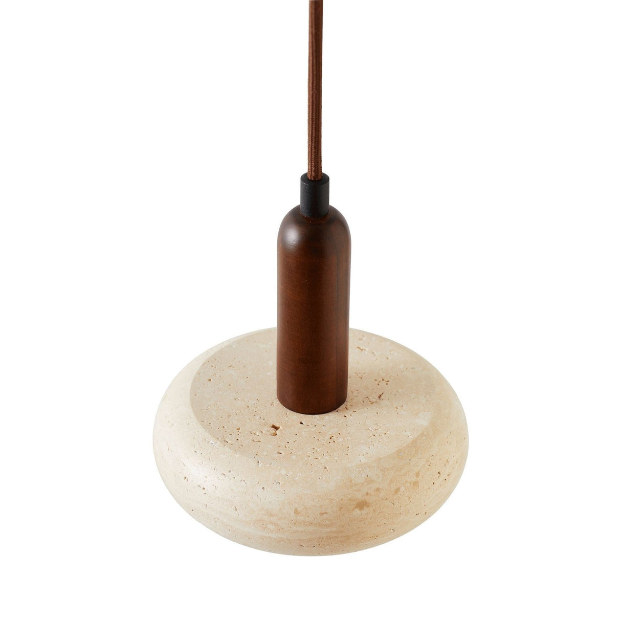 Worm - Walnut Beige Walnut Travertine Cap 24 cm wide