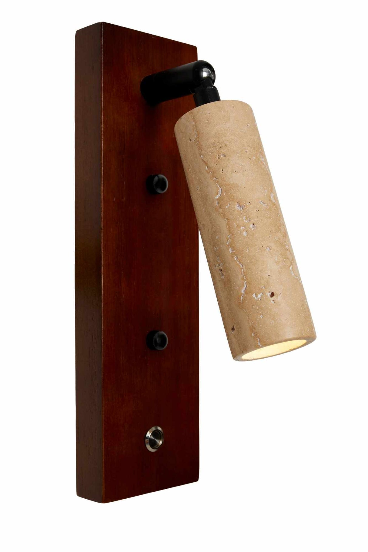 Small - Walnut Beige Walnut Travertine Cap