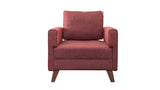 Fauteuil Bella Claret Rood