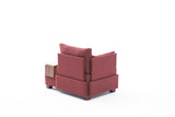 Fauteuil Links Fly Claret Rood