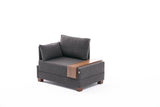 Fauteuil Links Fly Antraciet