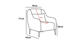 Fauteuil Venus Grijs