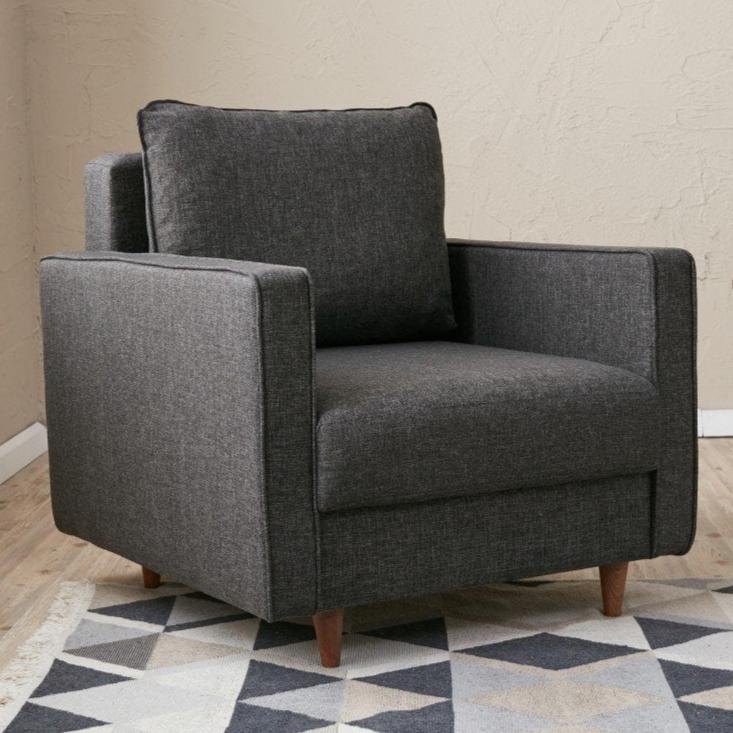 Fauteuil Eva Antraciet