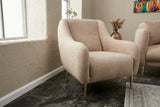 Fauteuil Simena Beige Goud