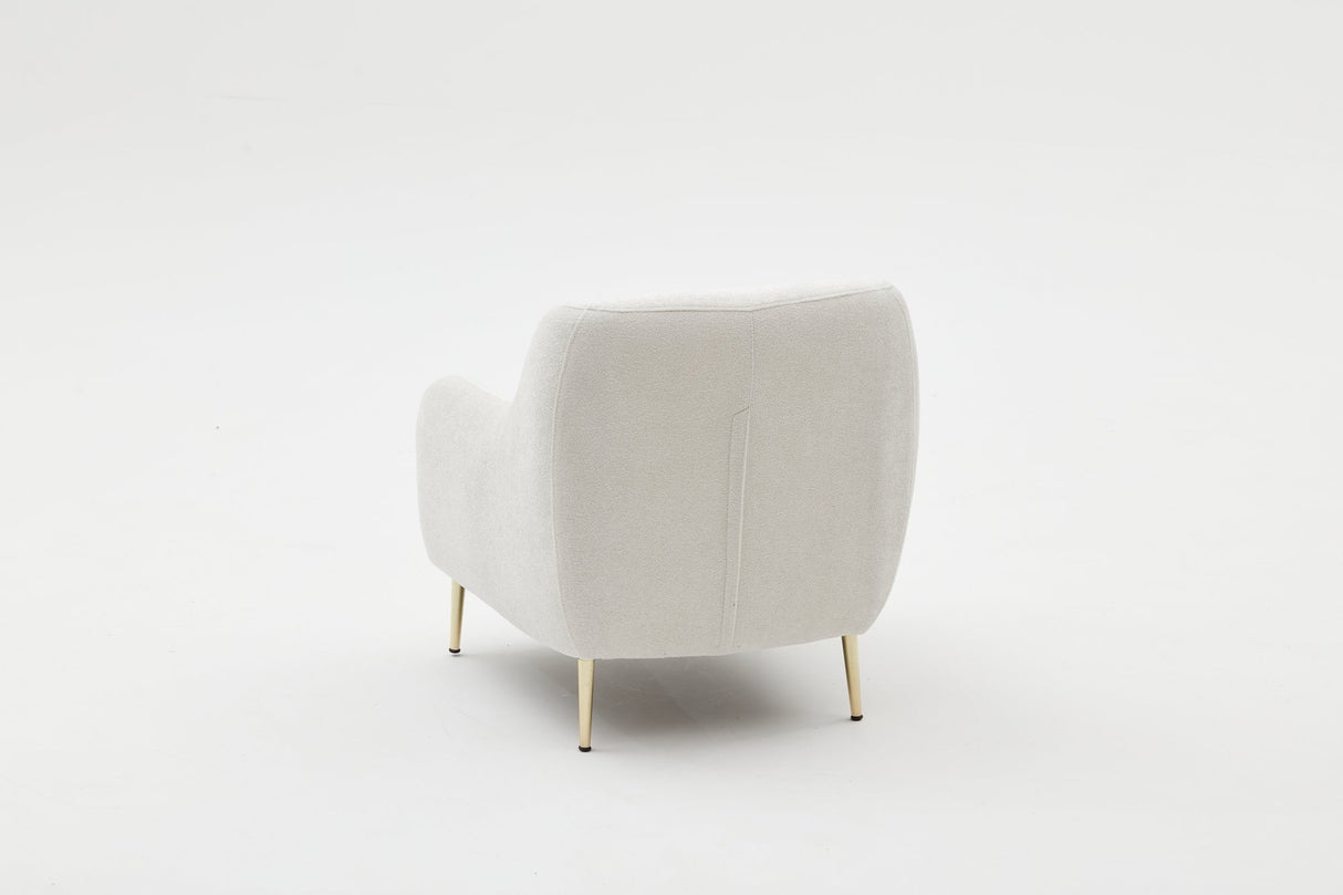 Fauteuil Simena Crème Goud