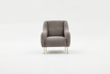 Fauteuil Simena Grijs Goud